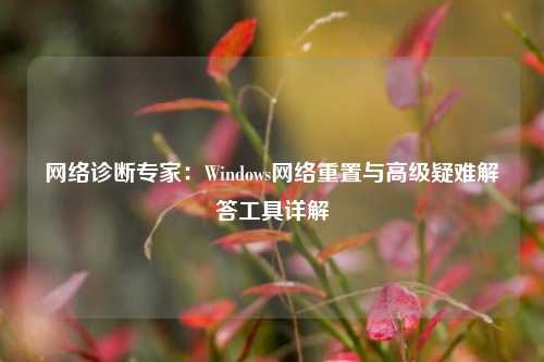 网络诊断专家:Windows网络重置与高级疑难解答工具详解