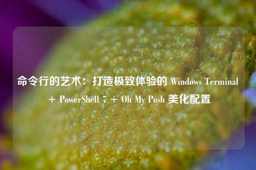 命令行的艺术：打造极致体验的 Windows Terminal + PowerShell 7 + Oh My Posh 美化配置