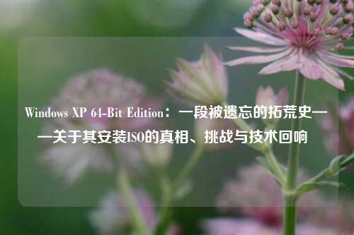 Windows XP 64-Bit Edition：一段被遗忘的拓荒史——关于其安装ISO的真相、挑战与技术回响  