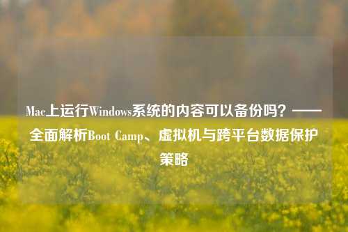 Mac上运行Windows系统的内容可以备份吗？——全面解析Boot Camp、虚拟机与跨平台数据保护策略