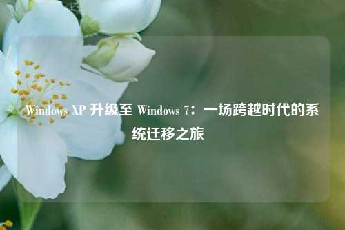 Windows XP 升级至 Windows 7：一场跨越时代的系统迁移之旅  