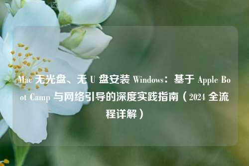 Mac 无光盘、无 U 盘安装 Windows：基于 Apple Boot Camp 与网络引导的深度实践指南（2024 全流程详解）